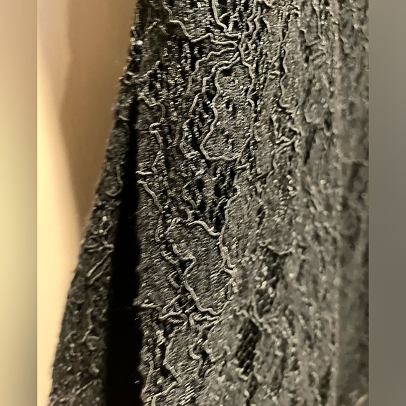 Babaton Aritzia Tobias Black Eyelash Lace V-Neck Sheath Mini Dress Size 4‎ - Picture 14 of 15